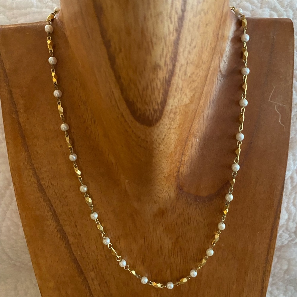 Napier Gold & Pearl Choker